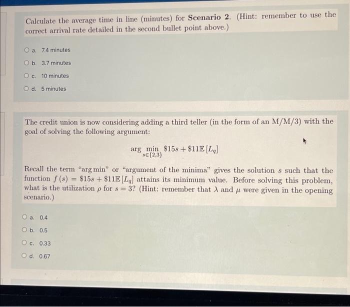 29 2 Staffing with the M/M/s Queue McNeese is