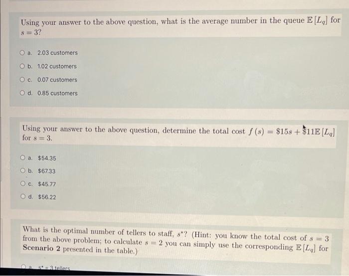 29 2 Staffing with the M/M/s Queue McNeese is