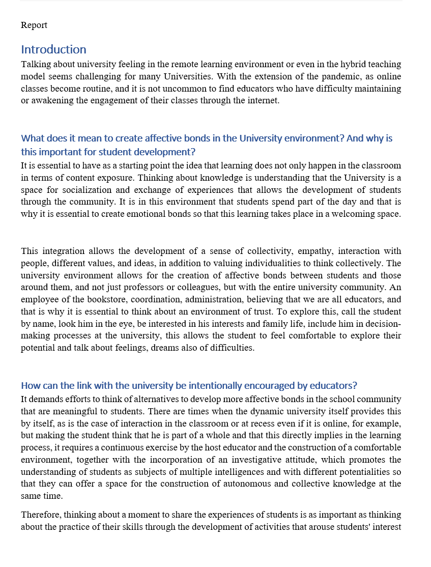 Could someone help me making a conclusion and