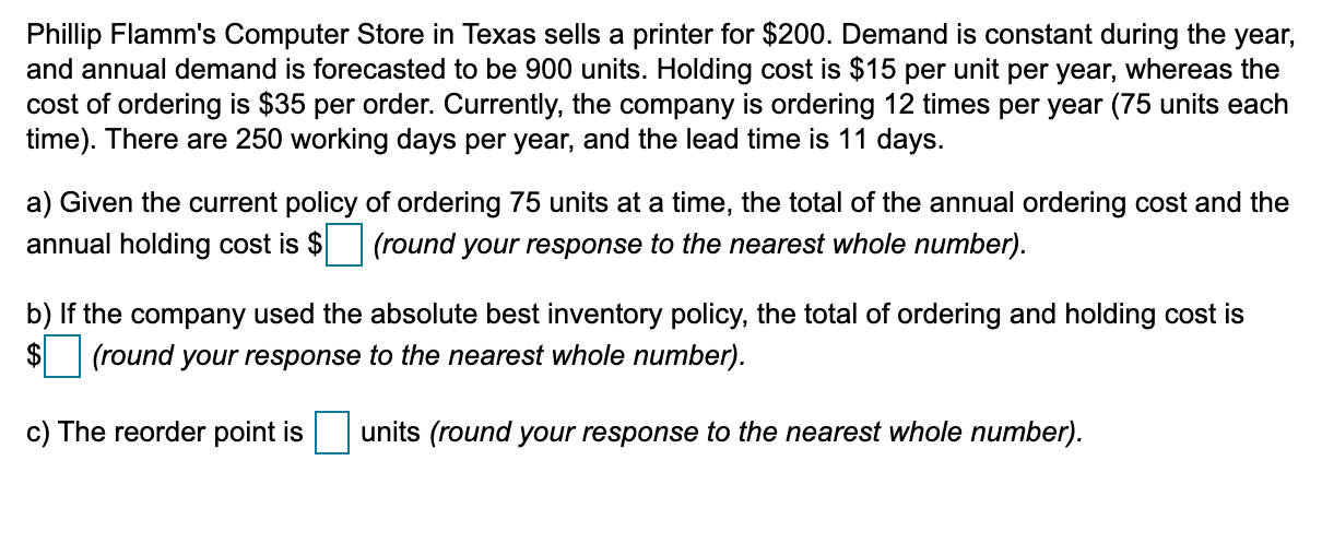 Phillip Flamm's Computer Store in Texas sells a