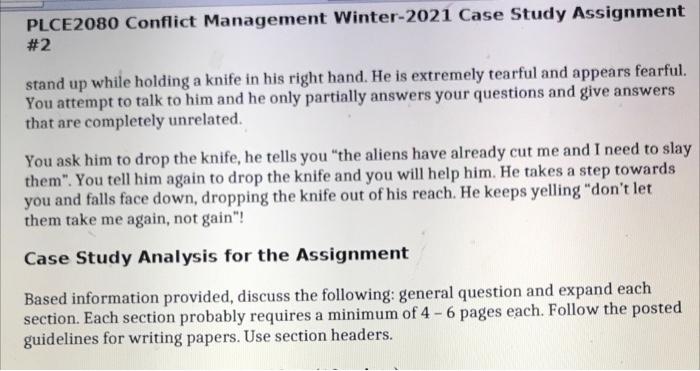 my course is CONFLICT MANAGEMENT PLEASE ANSWER