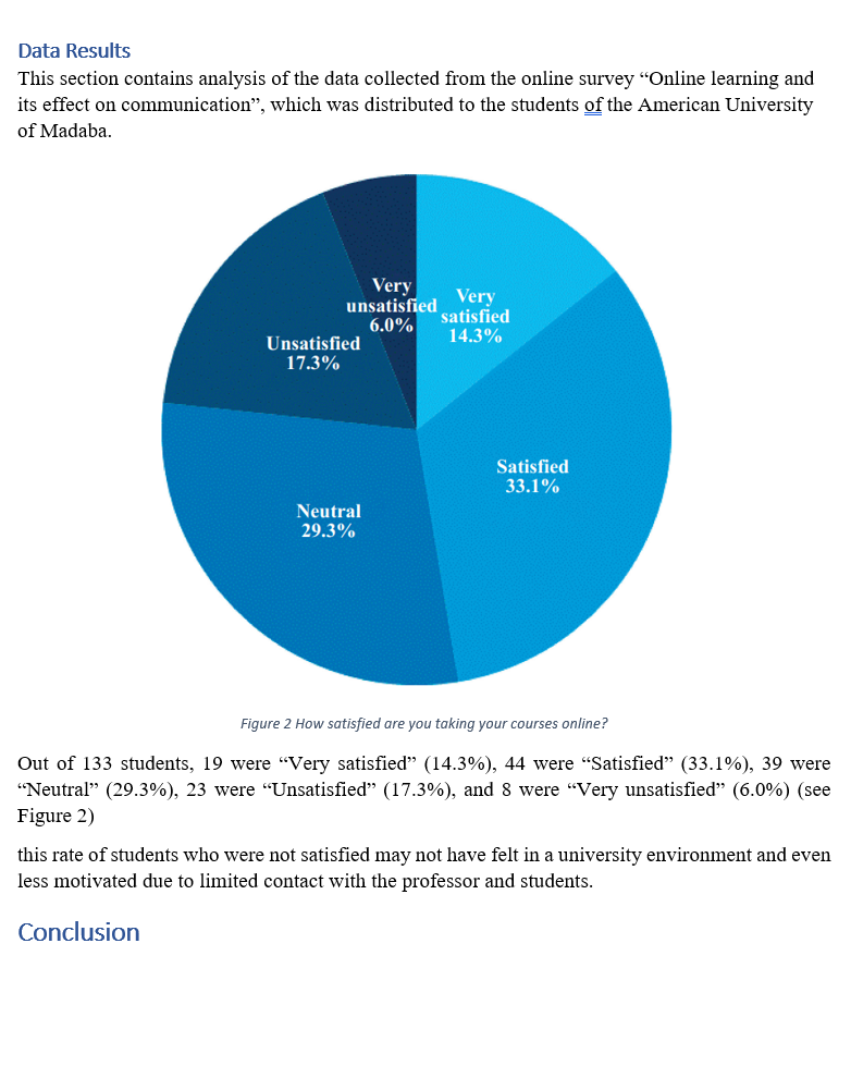 Could someone help me making a conclusion and