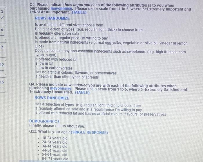 Find at least 3 errors in the questionnaire