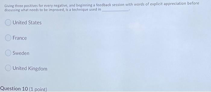 Giving three positives for every negative, and