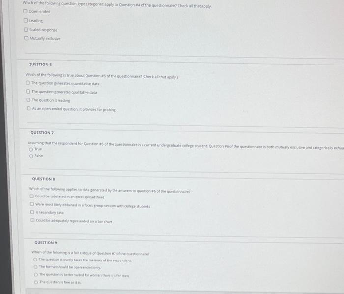 QUESTION 2 The following is true regarding