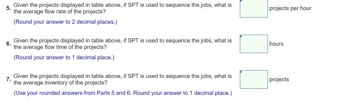 PA 18-2 to 18-7 (Static) Processing time for