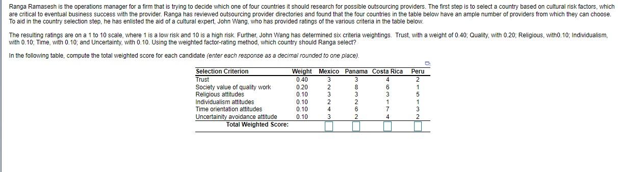 Question 12, Problem 2.9 Ranga Ramasesh is the