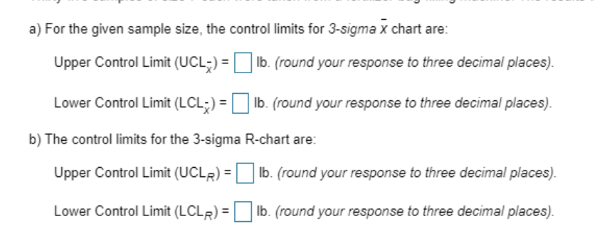 Thirty-five samples of size 7 each were taken