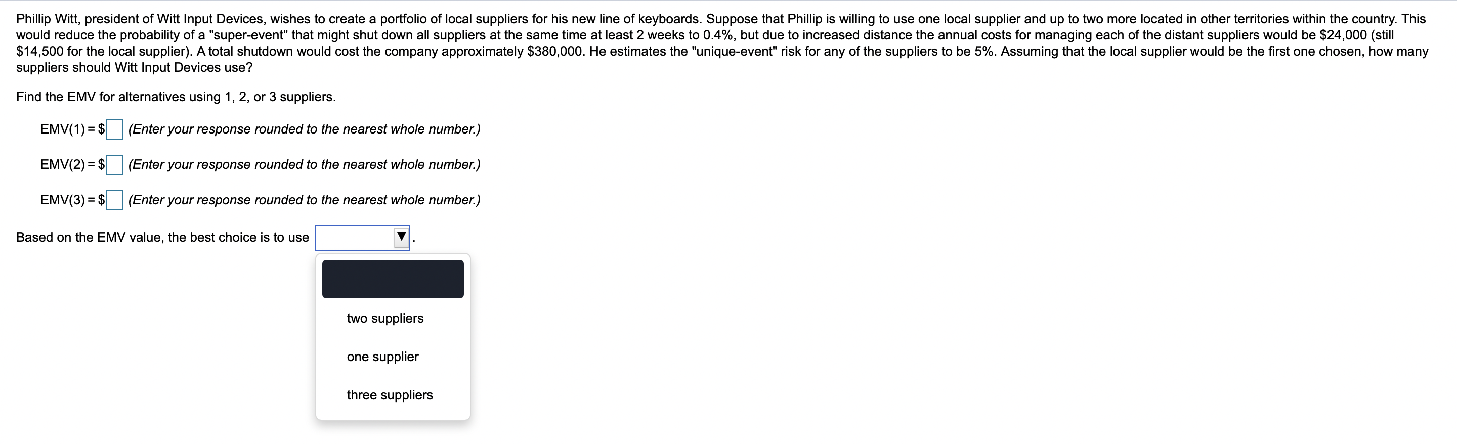 Phillip Witt, president of Witt Input Devices,