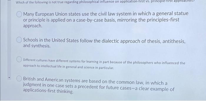 Which of the following is not true regarding