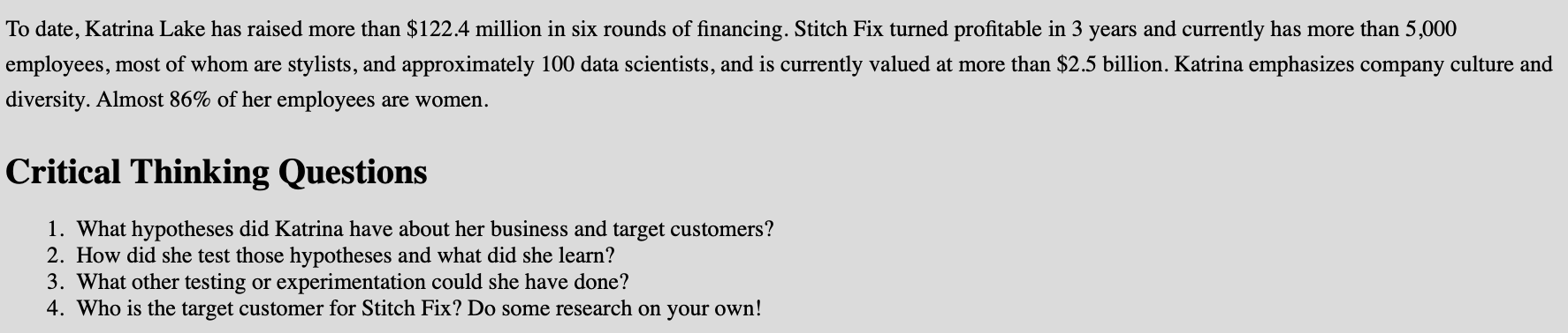 Katrina Lake, at age 35, was one of the youngest
