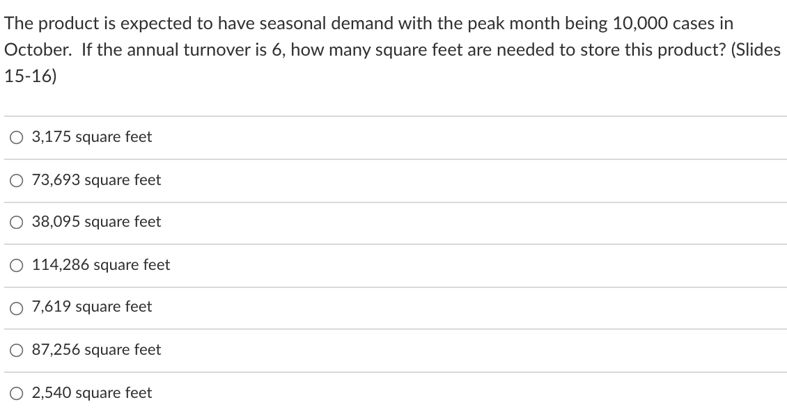 Use the following for the next 2 questions: A