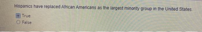 Hispanics have replaced African Americans as the