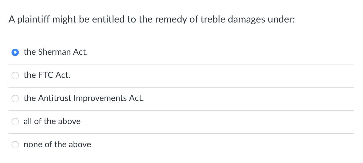 A plaintiff might be entitled to the remedy of