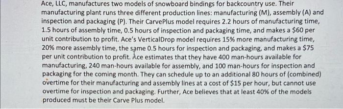 1. Objective functions 2. constraints 3.