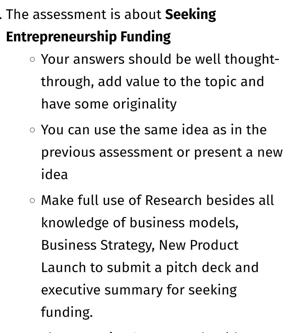 Question is asked for tech startup in question