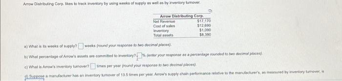 10 Arrow Distributing Corp. likes to track