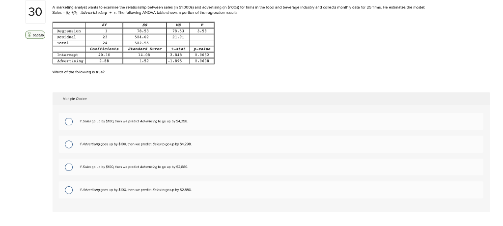 i need help for this question please. 30 A
