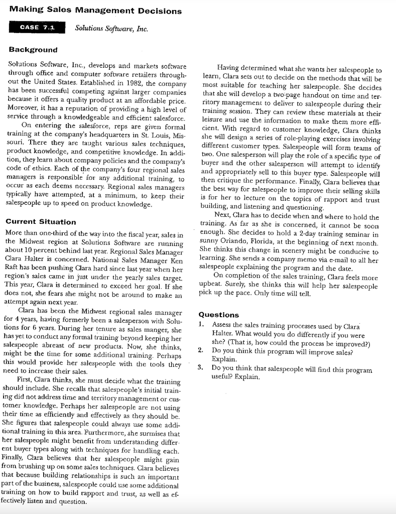 1. what analyses should Kate perform with this