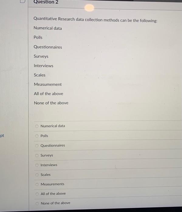 D Question 1 10 pts Time E Attem 2 Min