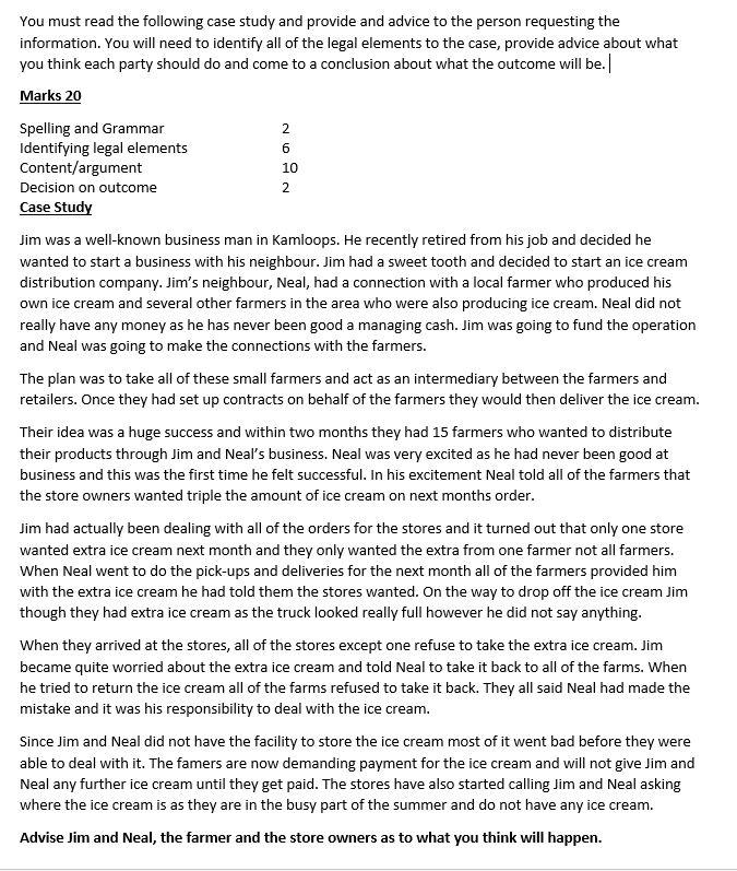 2 6 10 You must read the following case study and