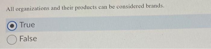 All organizations and their products can be