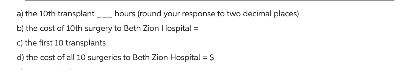Beth Zion Hospital has received initial