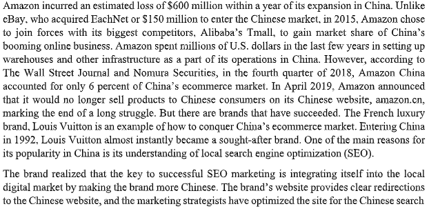 Q1. Emerging Opportunities As the largest
