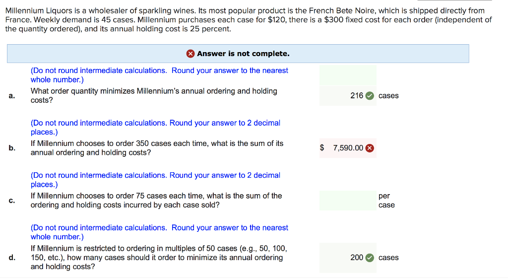 Millennium Liquors is a wholesaler of sparkling