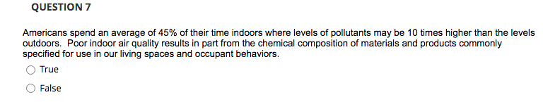 QUESTION 7 Americans spend an average of 45% of