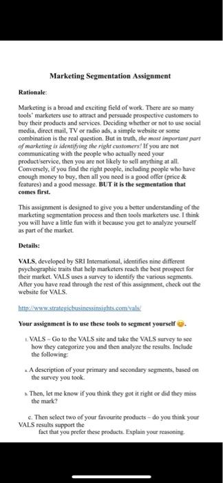 i will give thumb up Marketing Segmentation