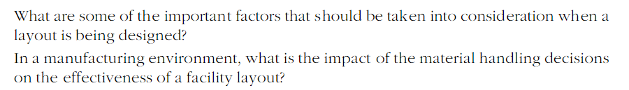 What are some of the important factors that