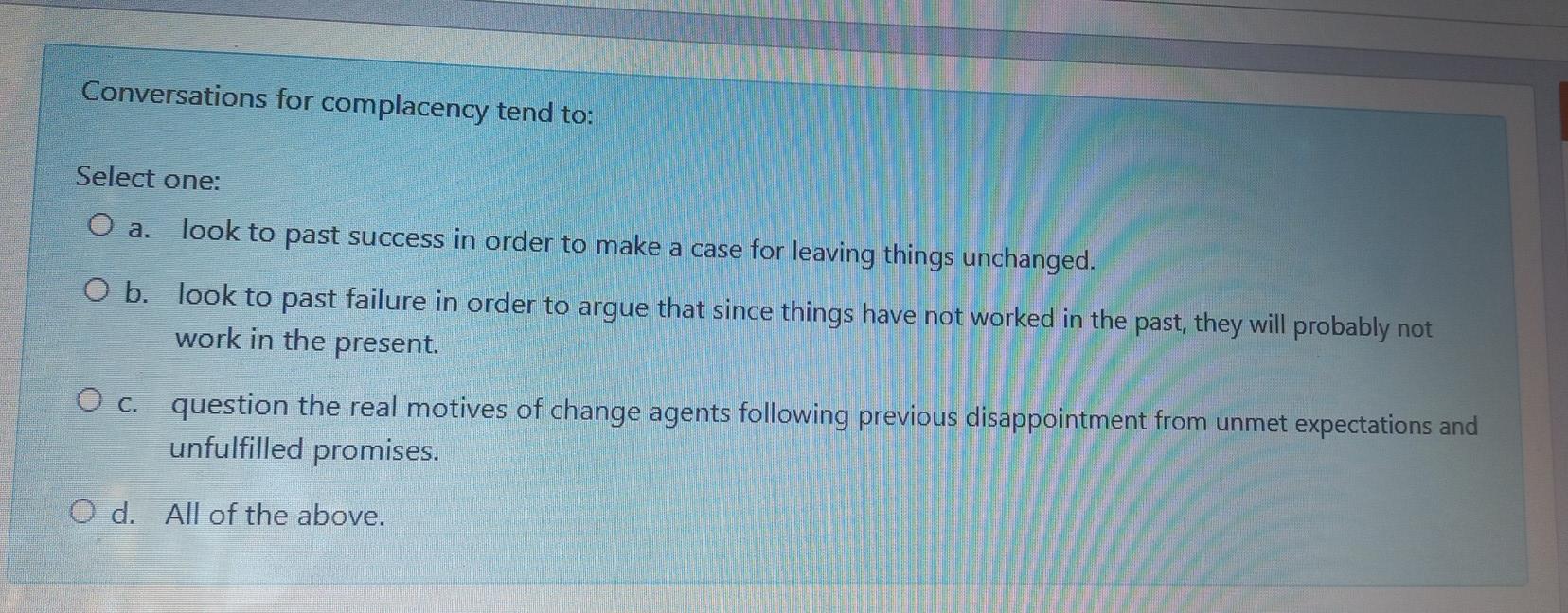 organizational change management What are