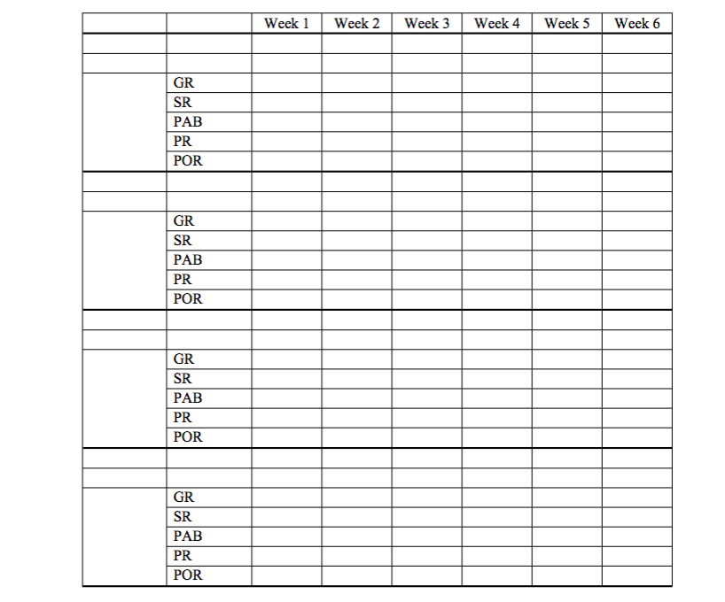 Given the following data, develop MRP plans for