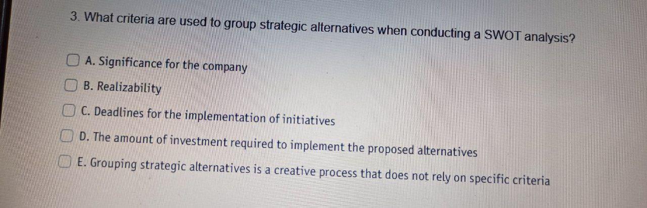 I need the answer as soon as possible 3. What