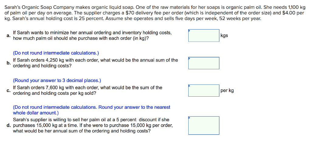 Sarah's Organic Soap Company makes organic liquid