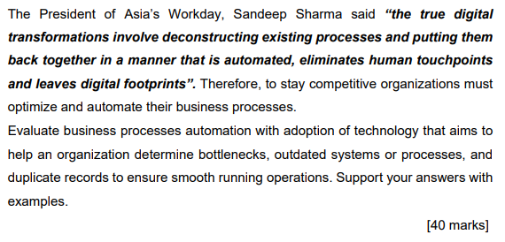 The President of Asia's Workday, Sandeep Sharma