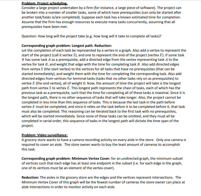 Example Assignment Below: Assignment: For each of