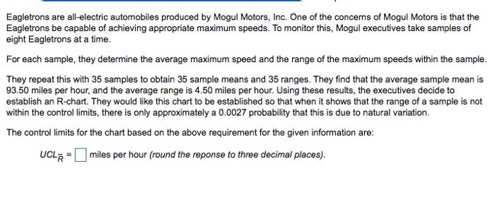 also the lower control limit Eagletrons are