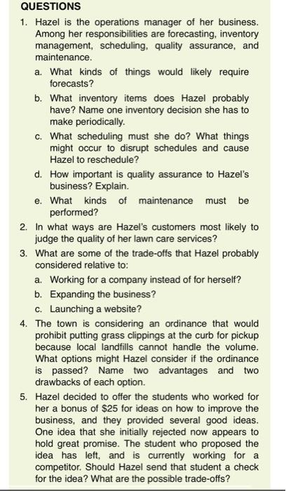 CASE HAZEL Hazel had worked for the same Fortune