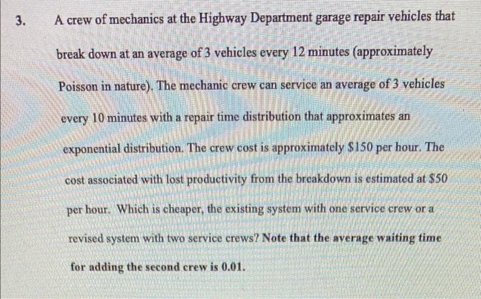 3. A crew of mechanics at the Highway Department