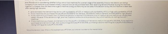 Janet Woodhurst considering whether to buy one or