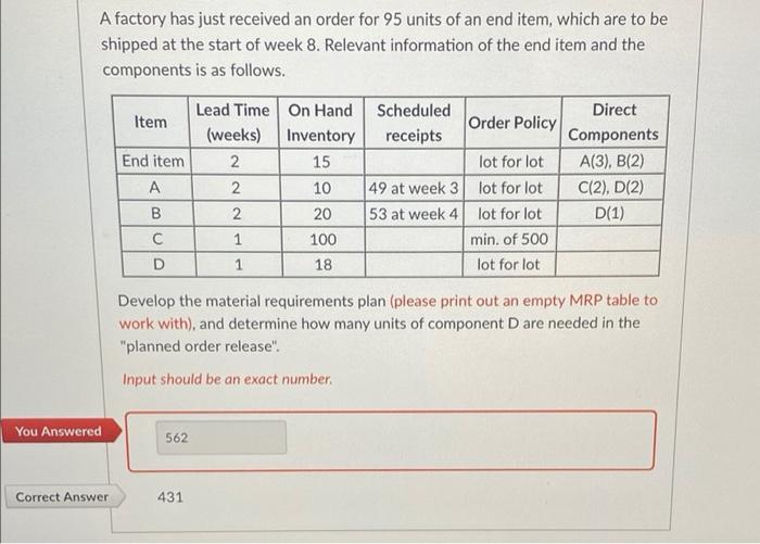 i need this question answered i got it wrong on