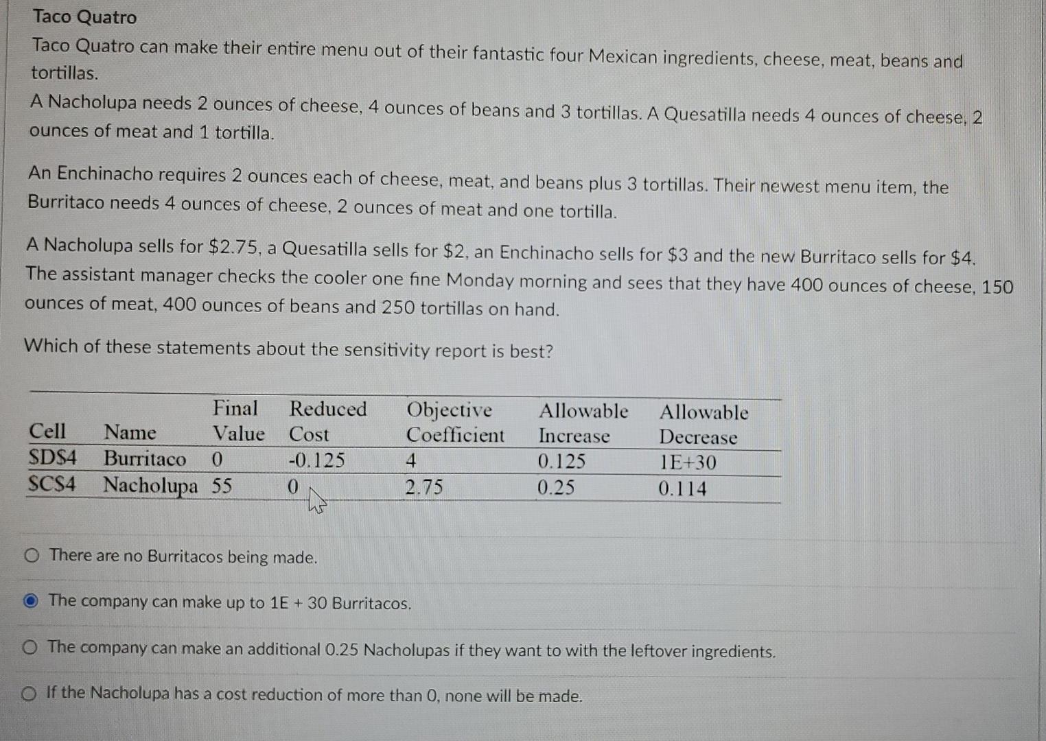 Taco Quatro Taco Quatro can make their entire