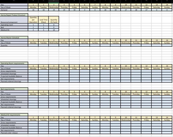 fill out the excel spreadsheet 5. Assume that the
