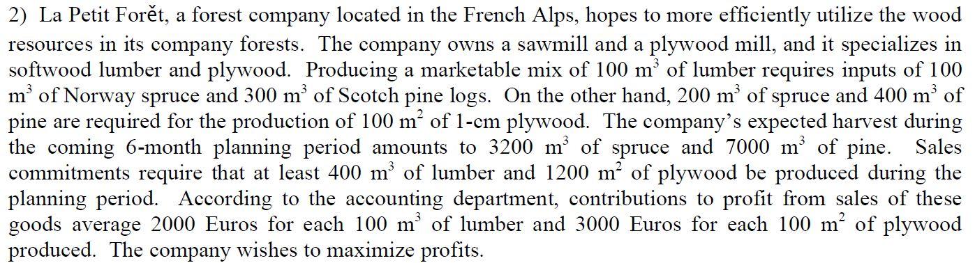 The answer is given from part a that is needed to