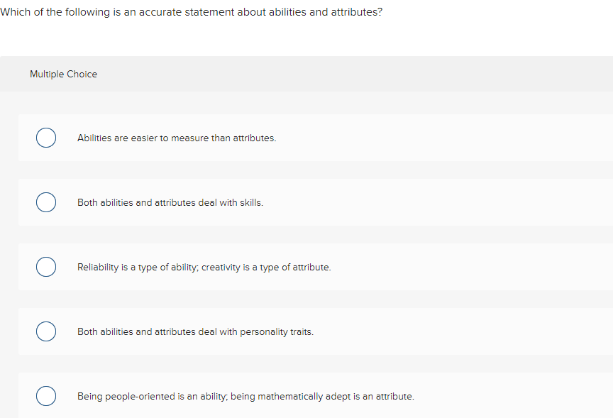 Which example shows an attribute that reflects