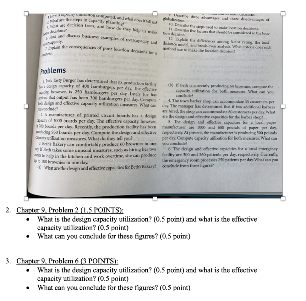 COTTUCISIONS. How is capacity uzation computed,