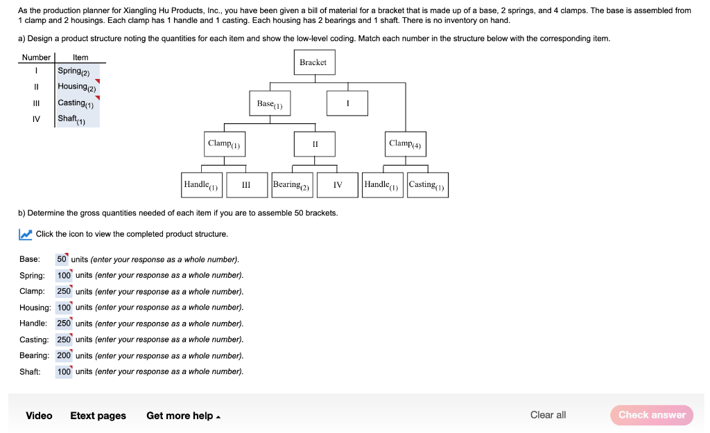 HELP ASAP!!! As the production planner for