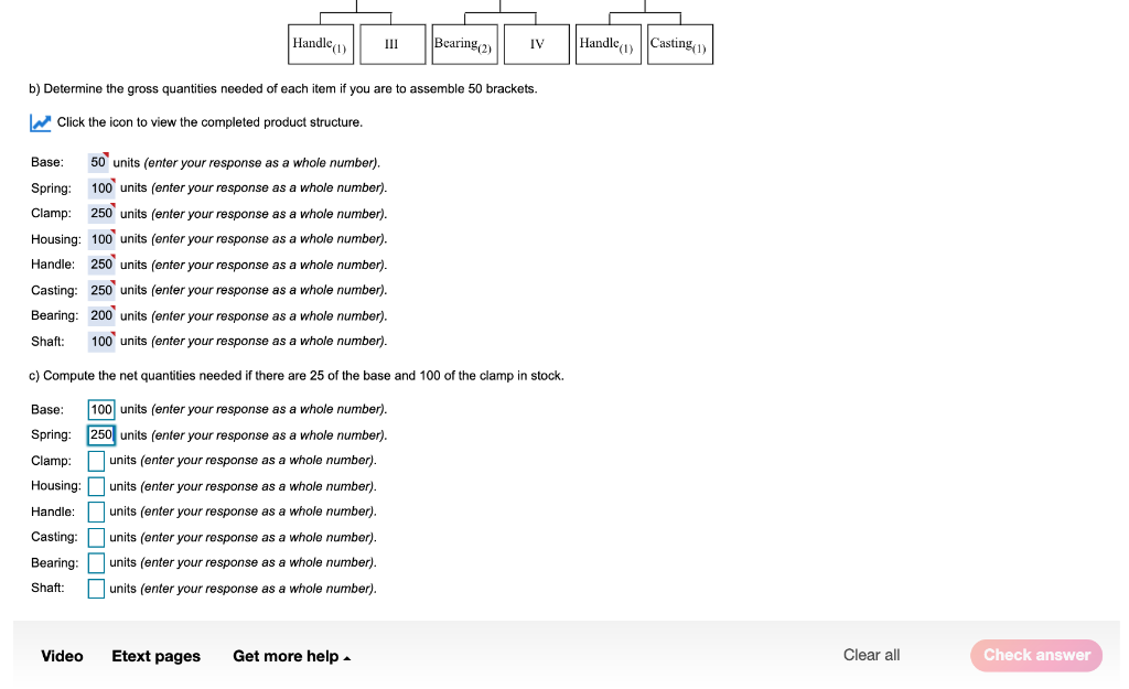 HELP ASAP!!! As the production planner for